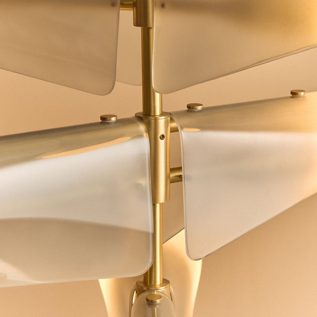 Sycamore Chandelier 5 Tiers in Dawn Grey