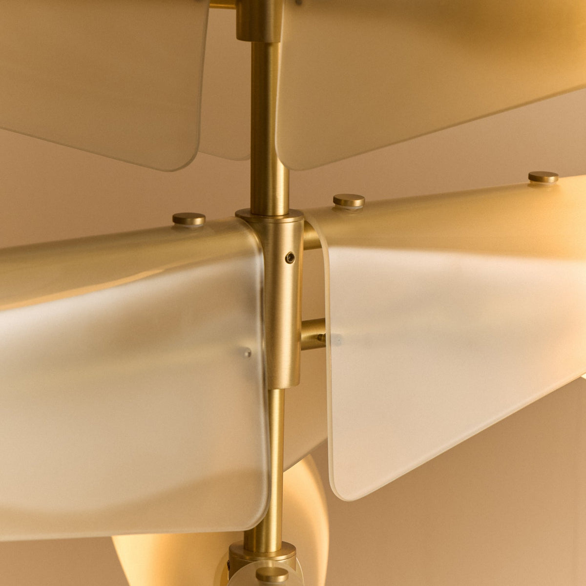 Sycamore Chandelier 5 Tiers in Dusk Pink