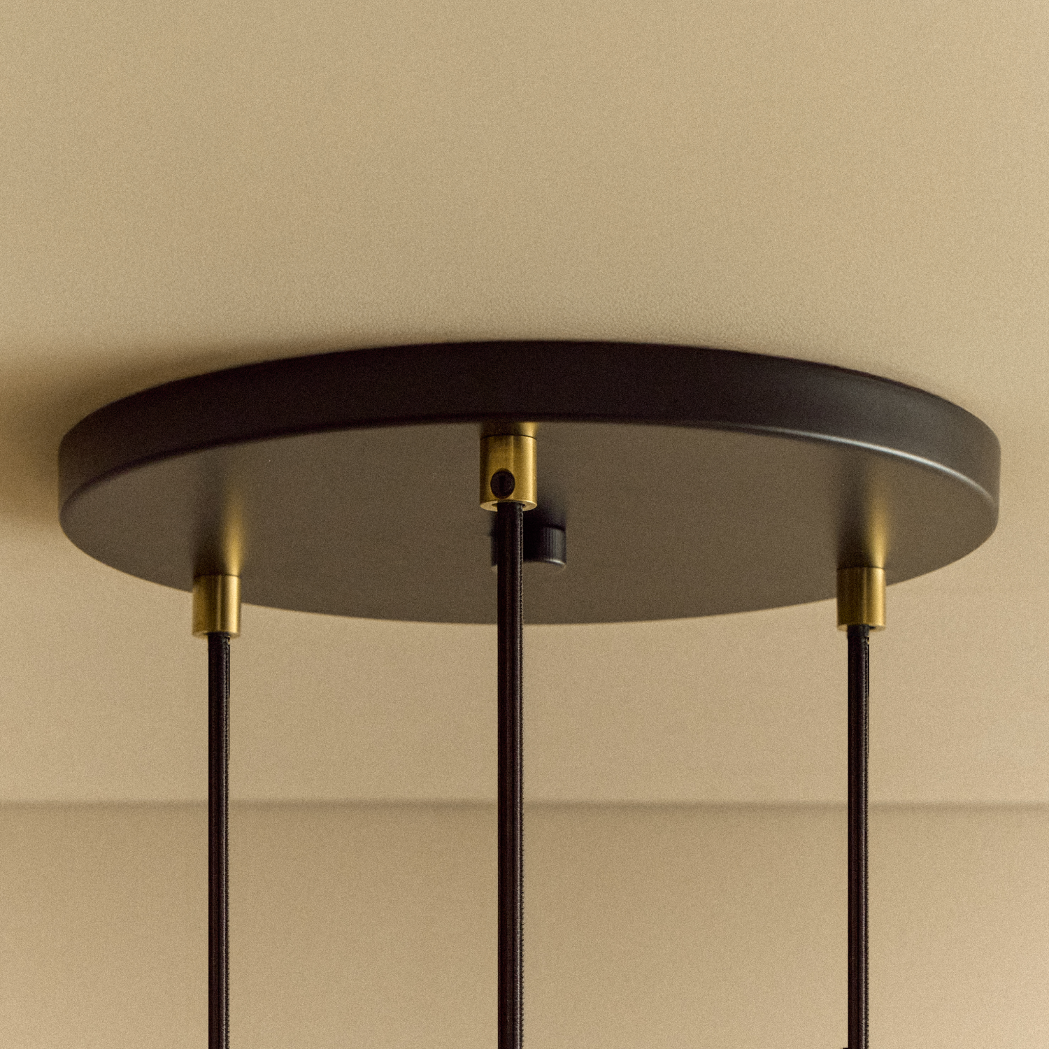 Triple Pendant in Brass