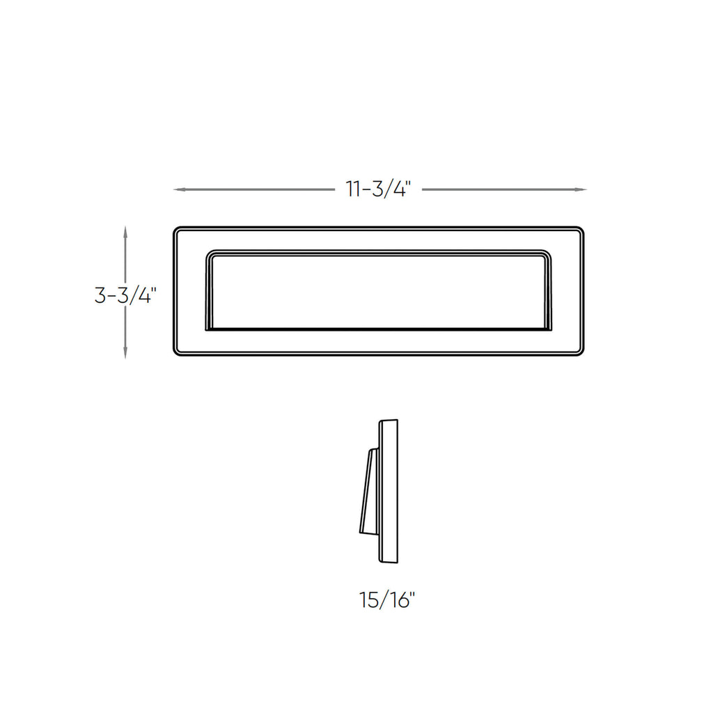 Smart Brick Wall Light line drawing