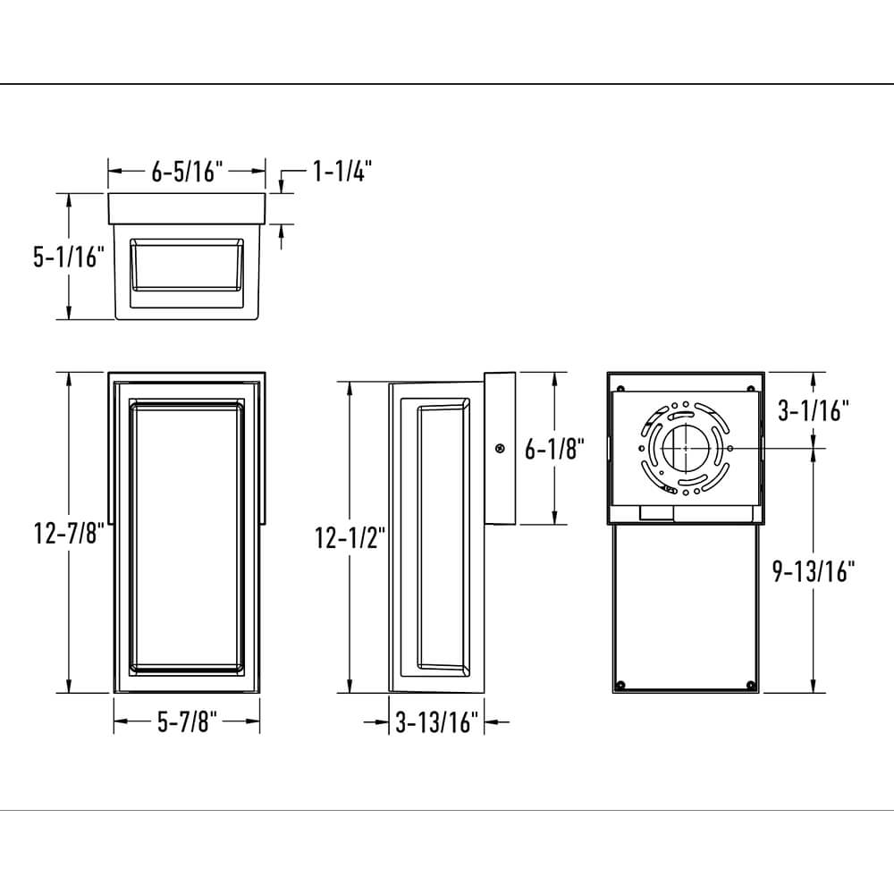 Smart Wall Sconce dimensions