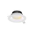 4 inch round smart regressed panel light, front view
