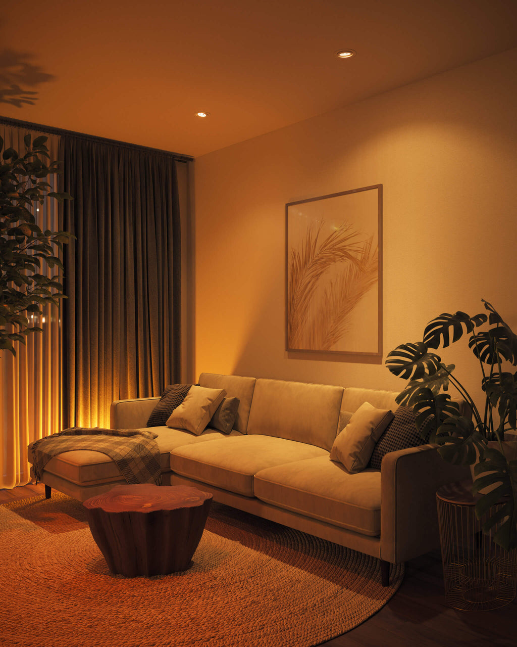 Smart Gimbal Recessed light lifestyle