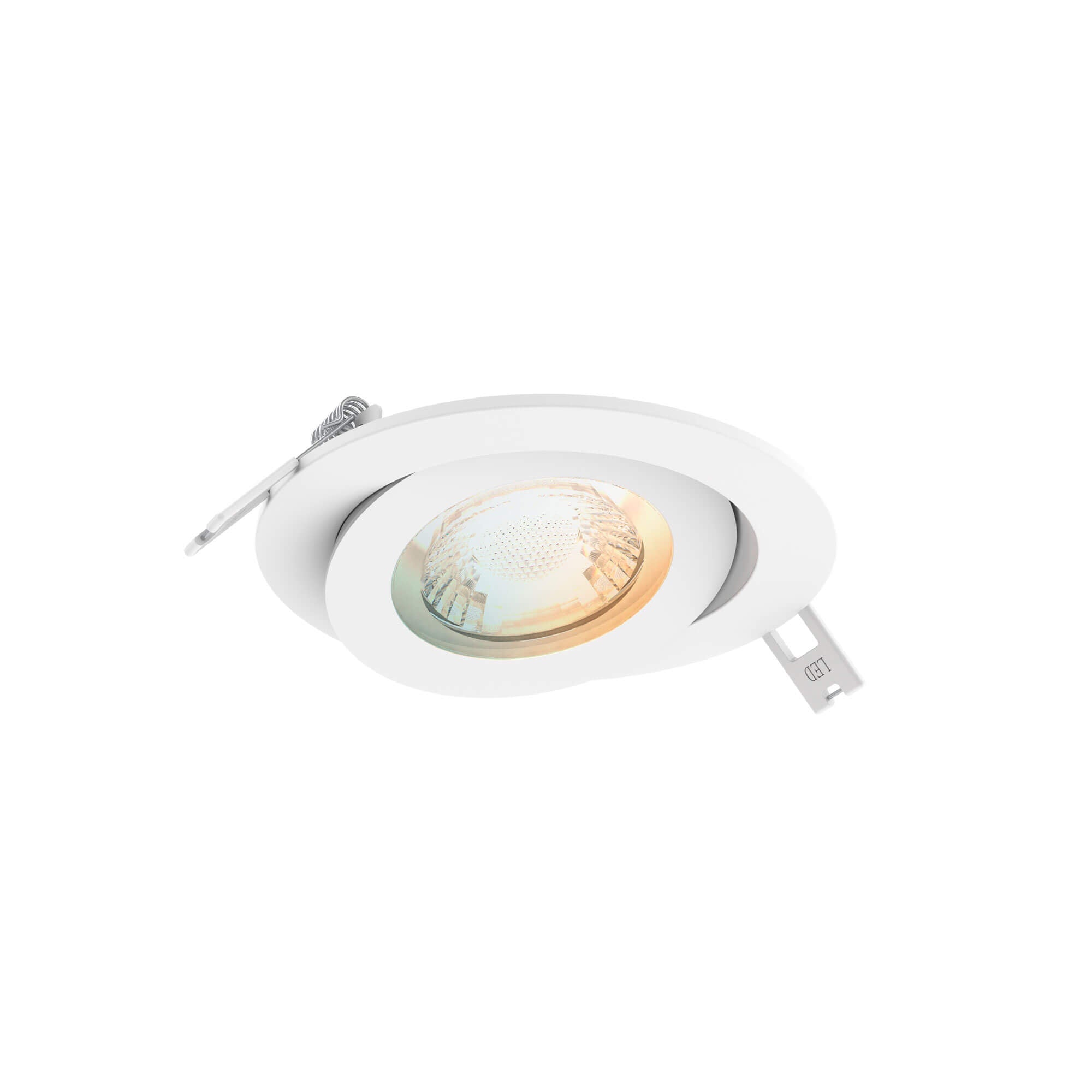 4 inch Flat Round Smart Gimbal Recessed light