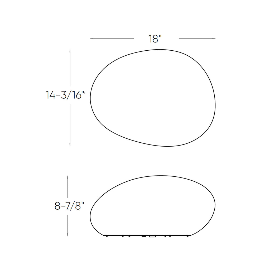 Smart Rock Light line drawing