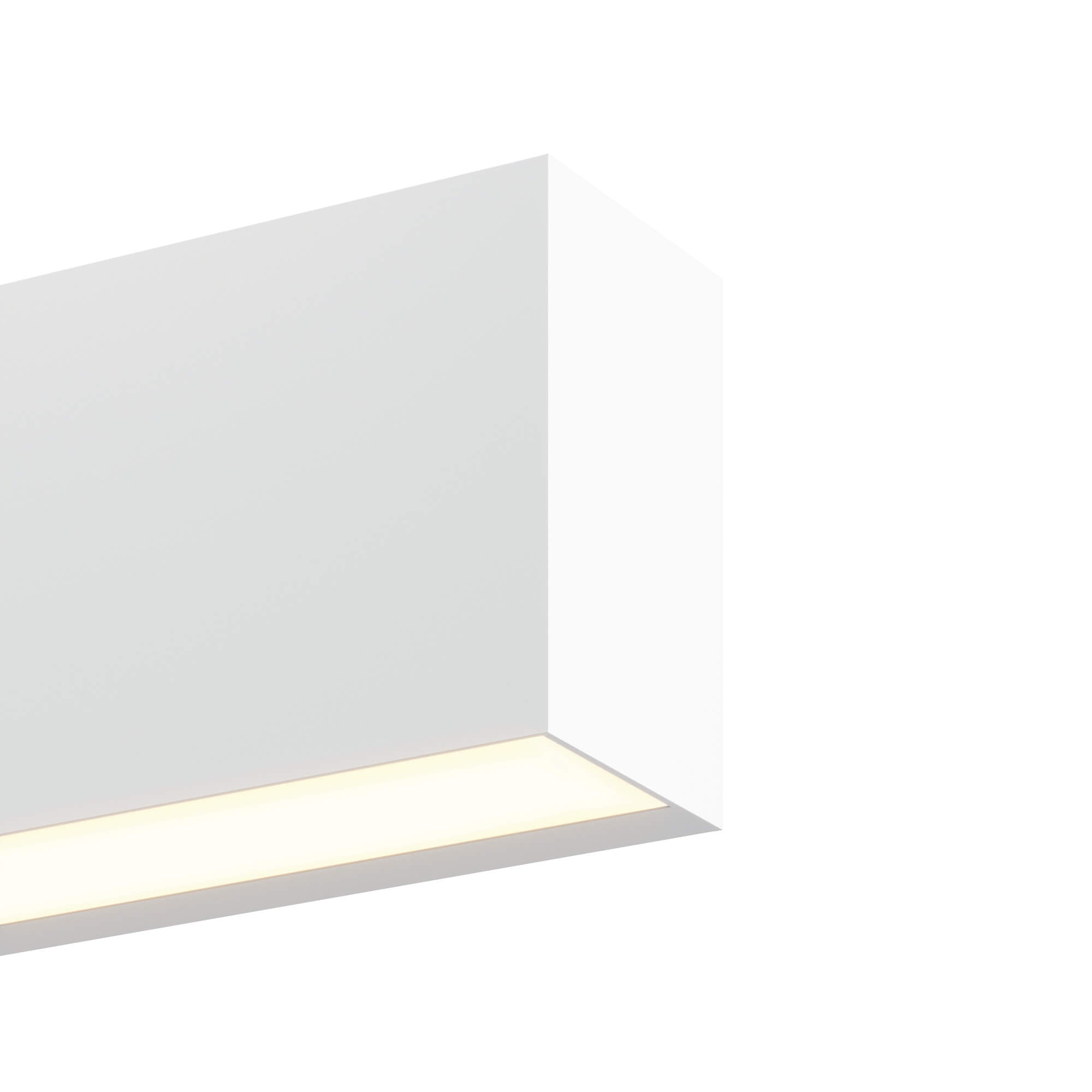 48 Inch Linear Wall Sconce in White detail