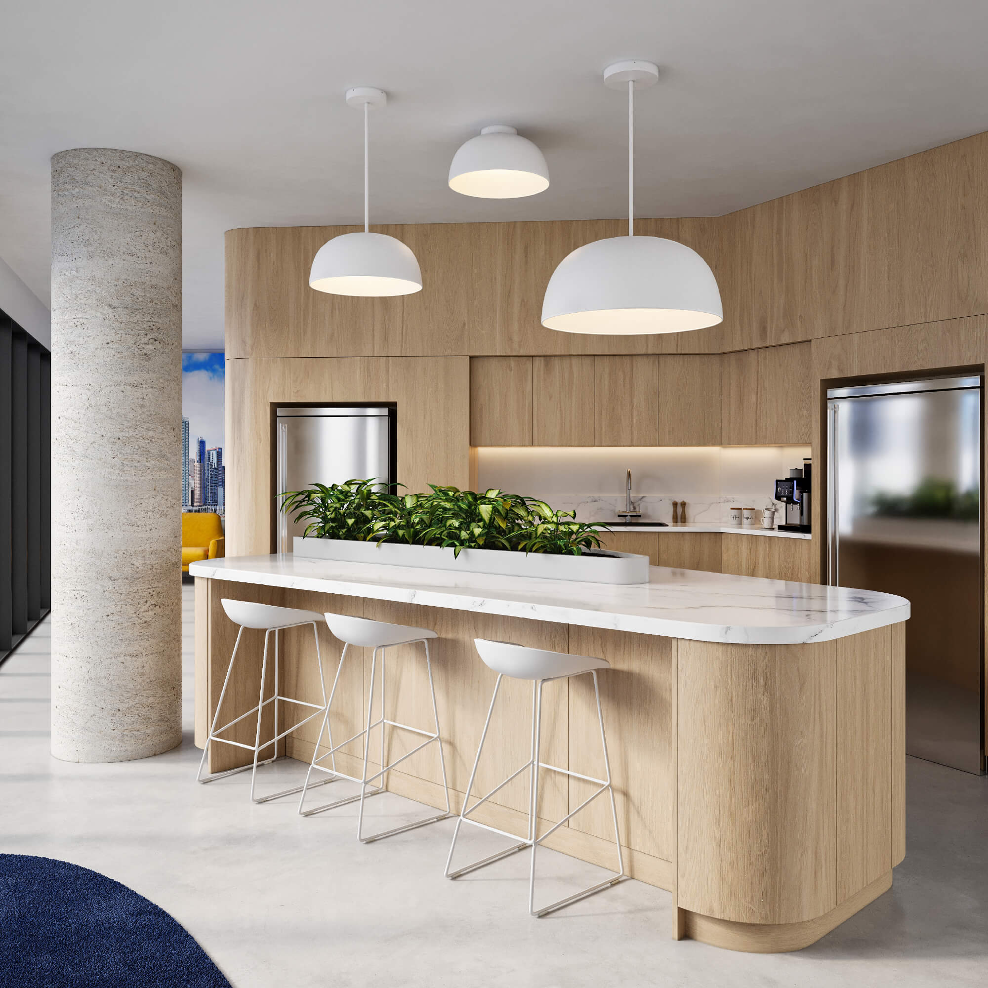Napa 20" 2-in-1 Flush Mount & Pendant