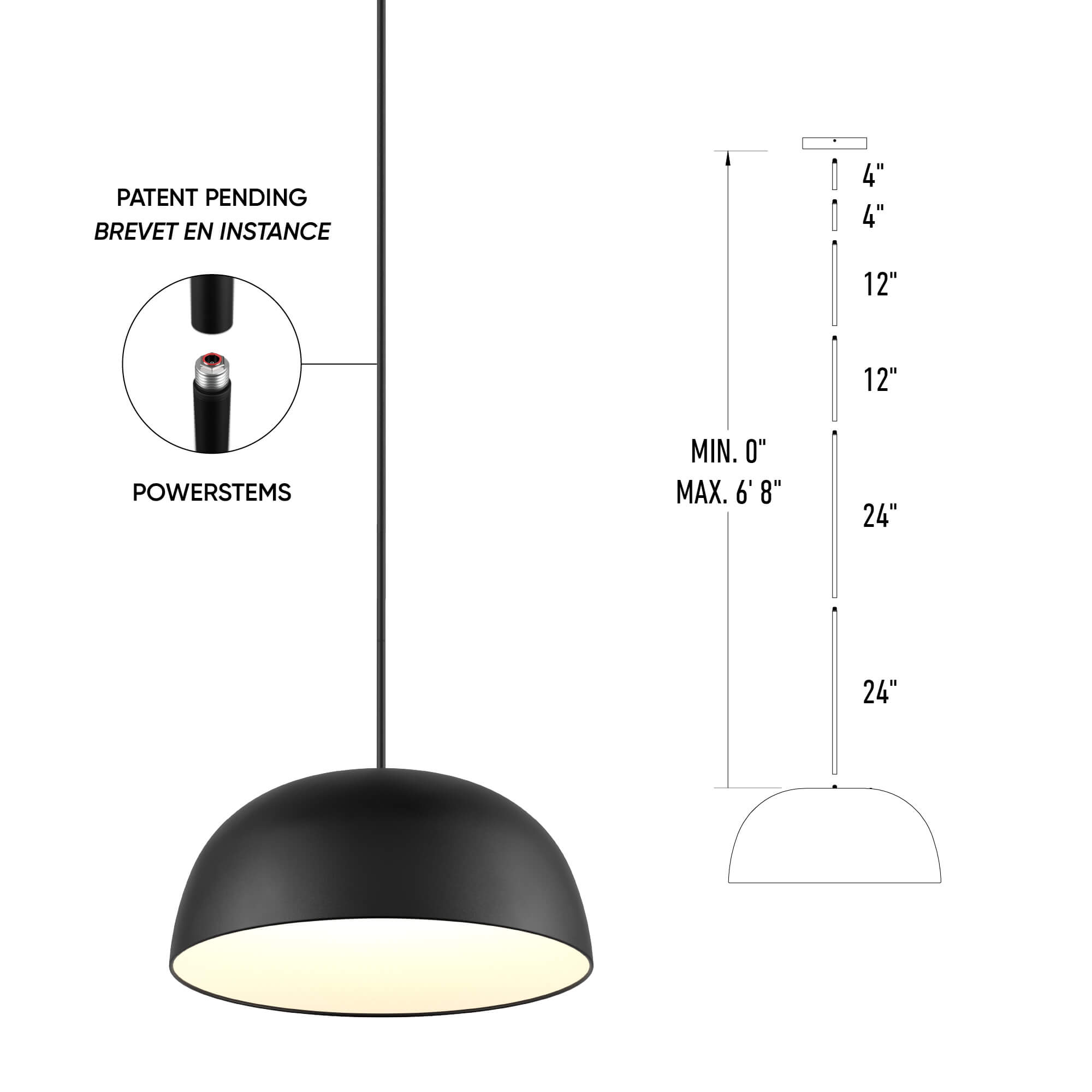 Napa 20" 2-in-1 Flush Mount & Pendant