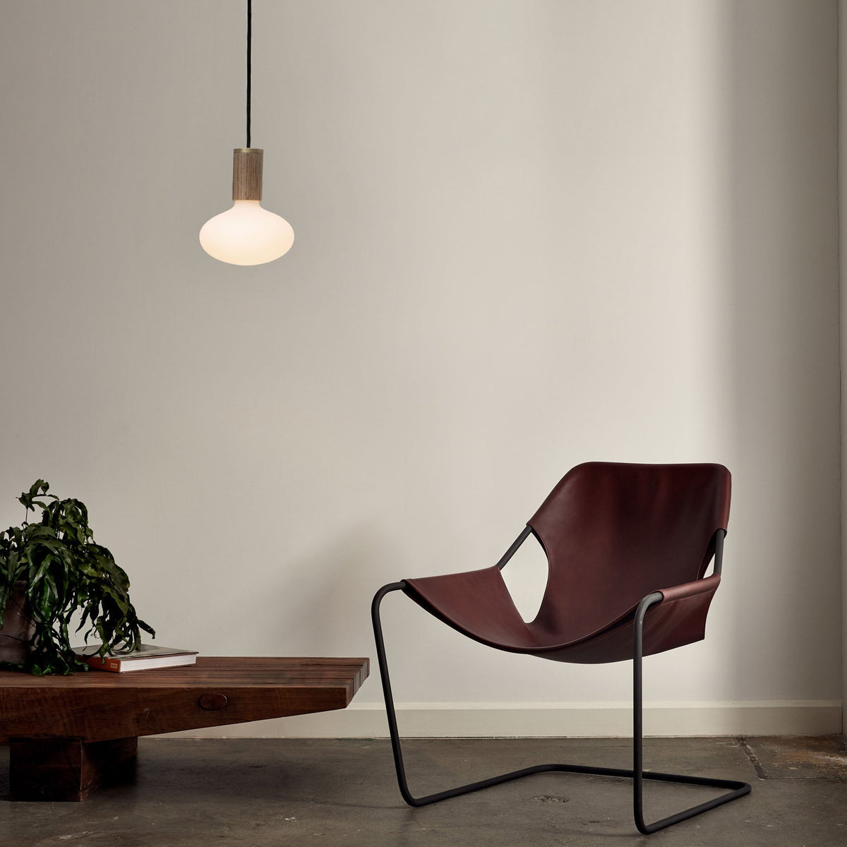 Oval Dim to Warm Pendant Light in Graphite
