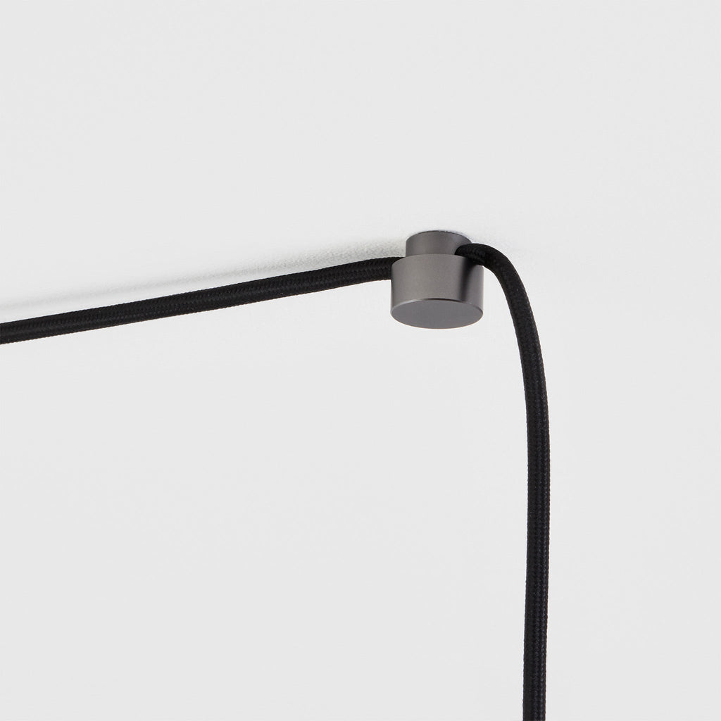 Oval Dim to Warm Plug-In Pendant in Graphite