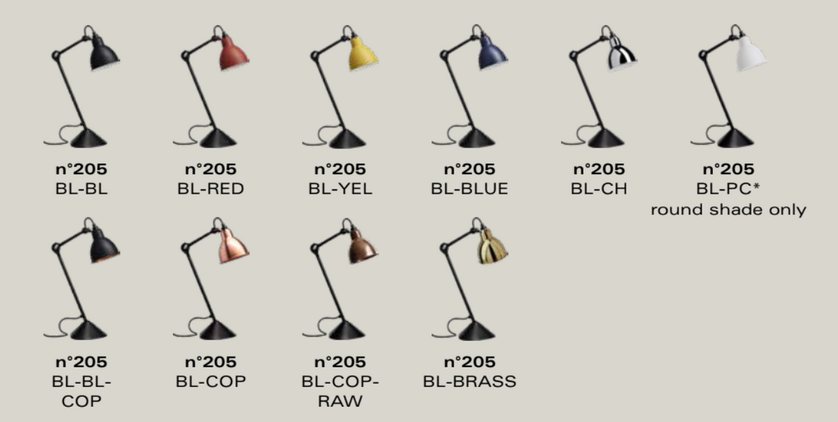 Lampe Gras N°205