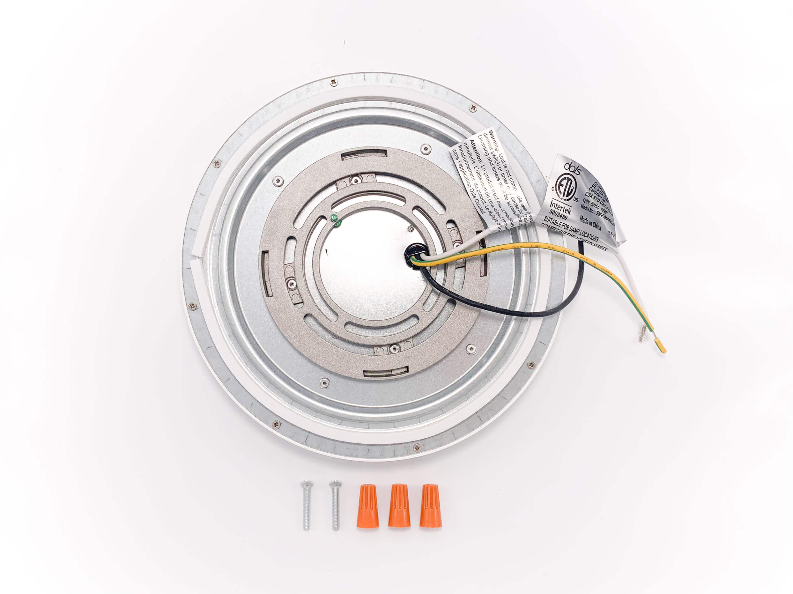 8 inch round smart flush mount inside box